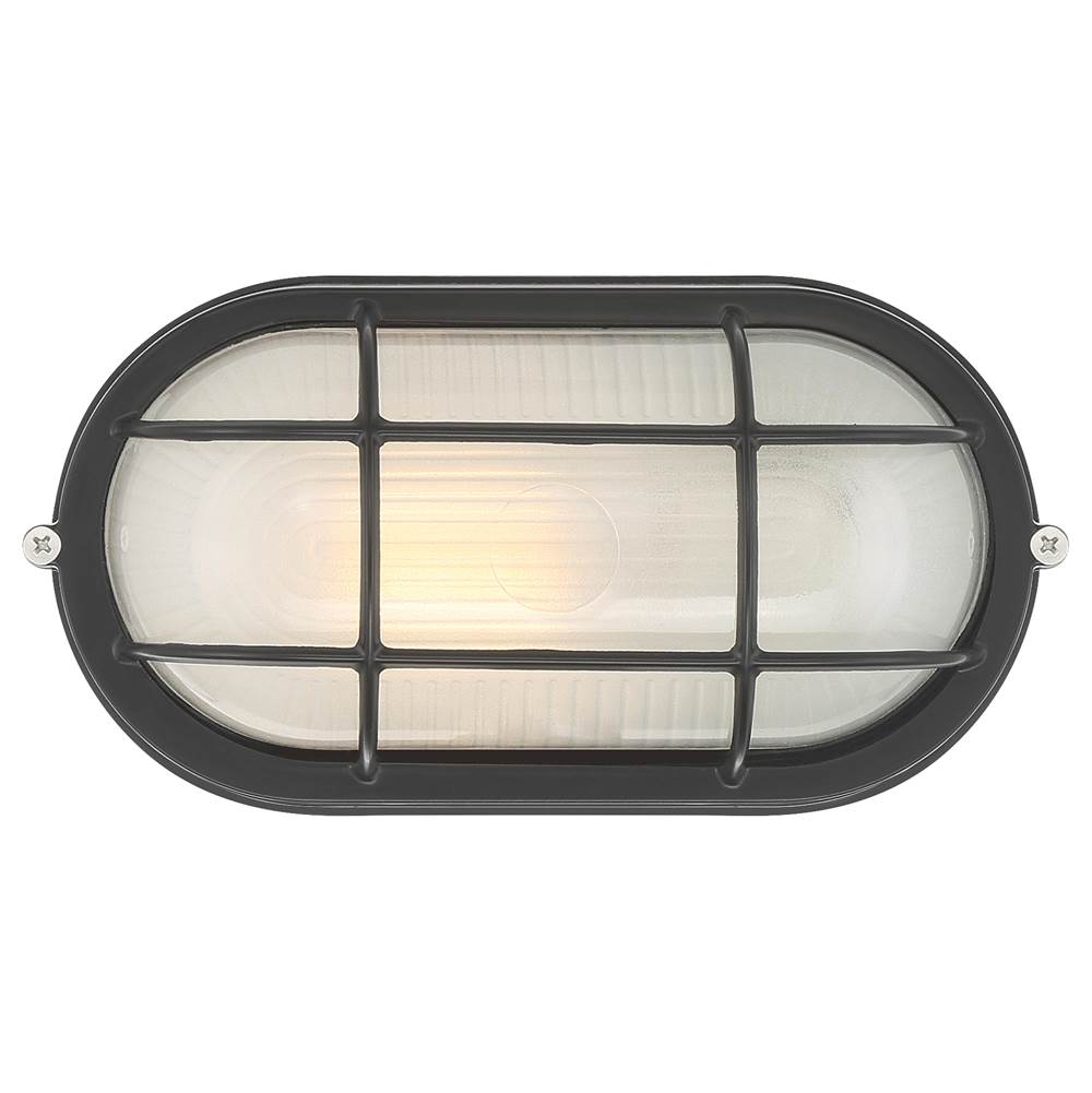 Access Lighting 20190LEDDMGLP-BL/FST Black 1 Light Outdoor Led Bulkhead Image 3