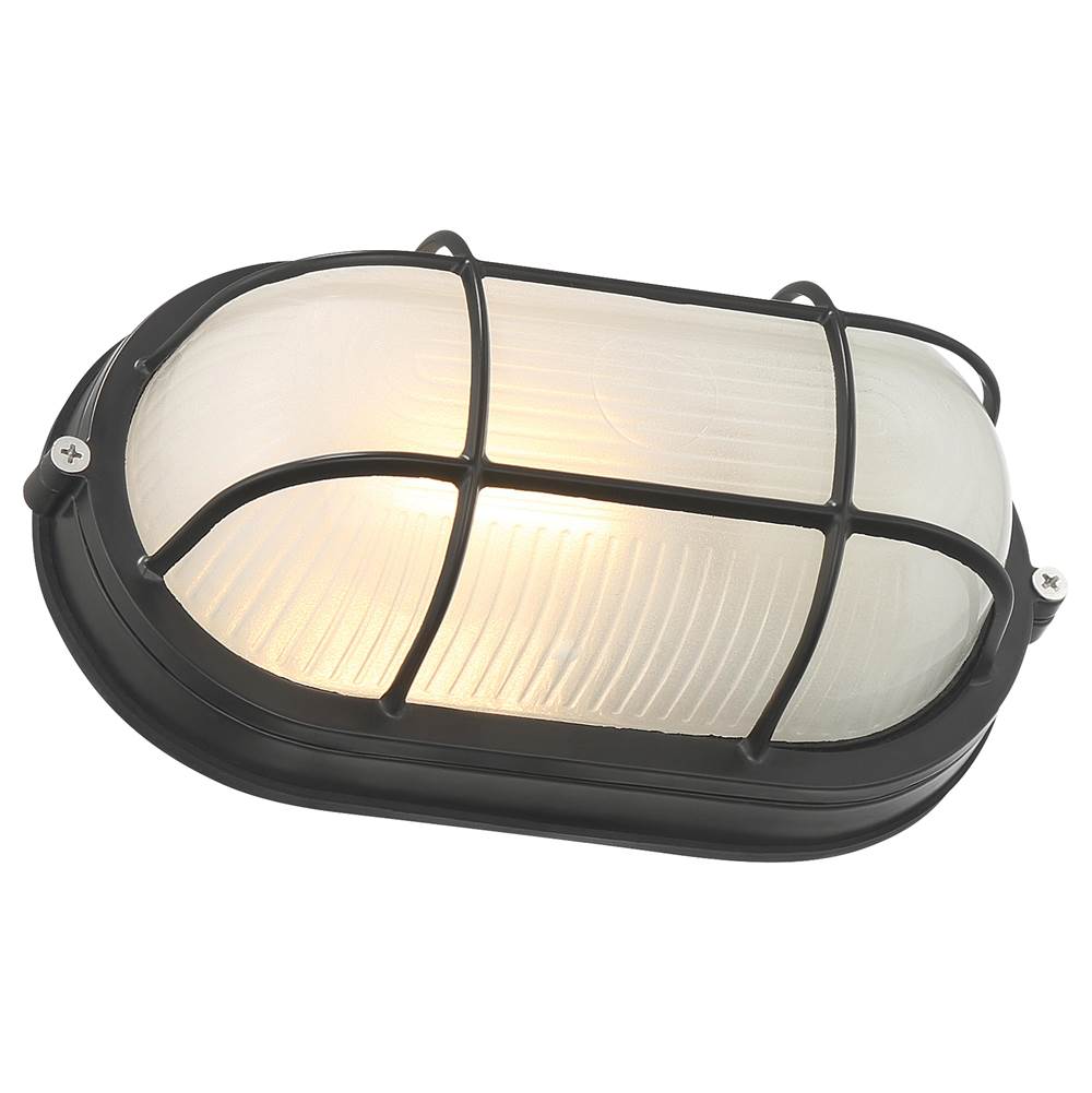 Access Lighting 20190LEDDMGLP-BL/FST Black 1 Light Outdoor Led Bulkhead Image 5
