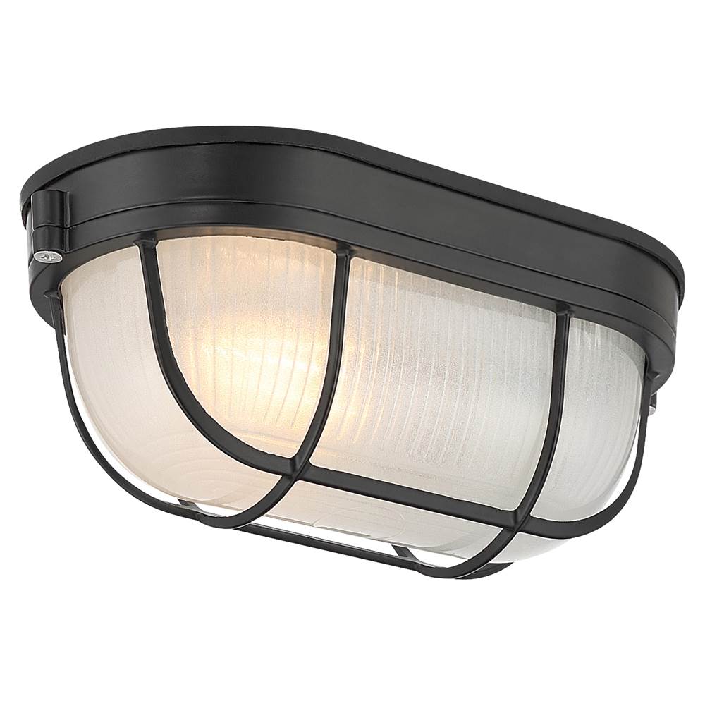 Access Lighting 20190LEDDMGLP-BL/FST Black 1 Light Outdoor Led Bulkhead Image 2