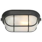 Access Lighting 20190LEDDMGLP-BL/FST Black 1 Light Outdoor Led Bulkhead Image 4
