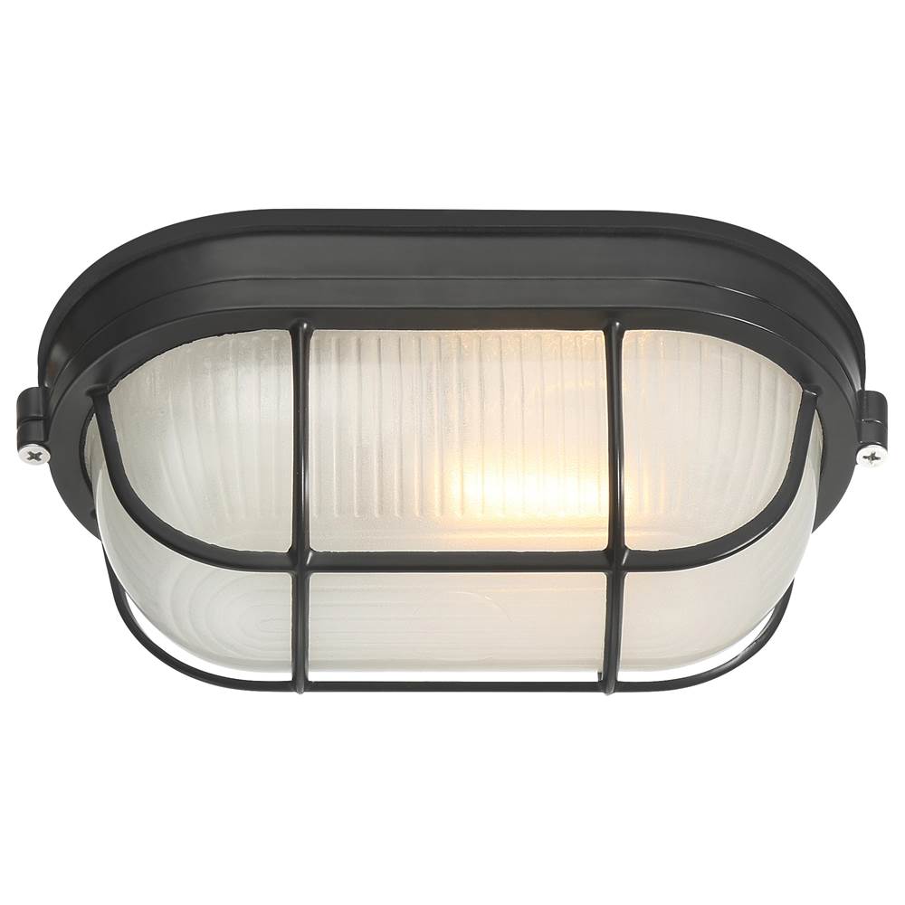 Access Lighting 20190LEDDMGLP-BL/FST Black 1 Light Outdoor Led Bulkhead Image 4