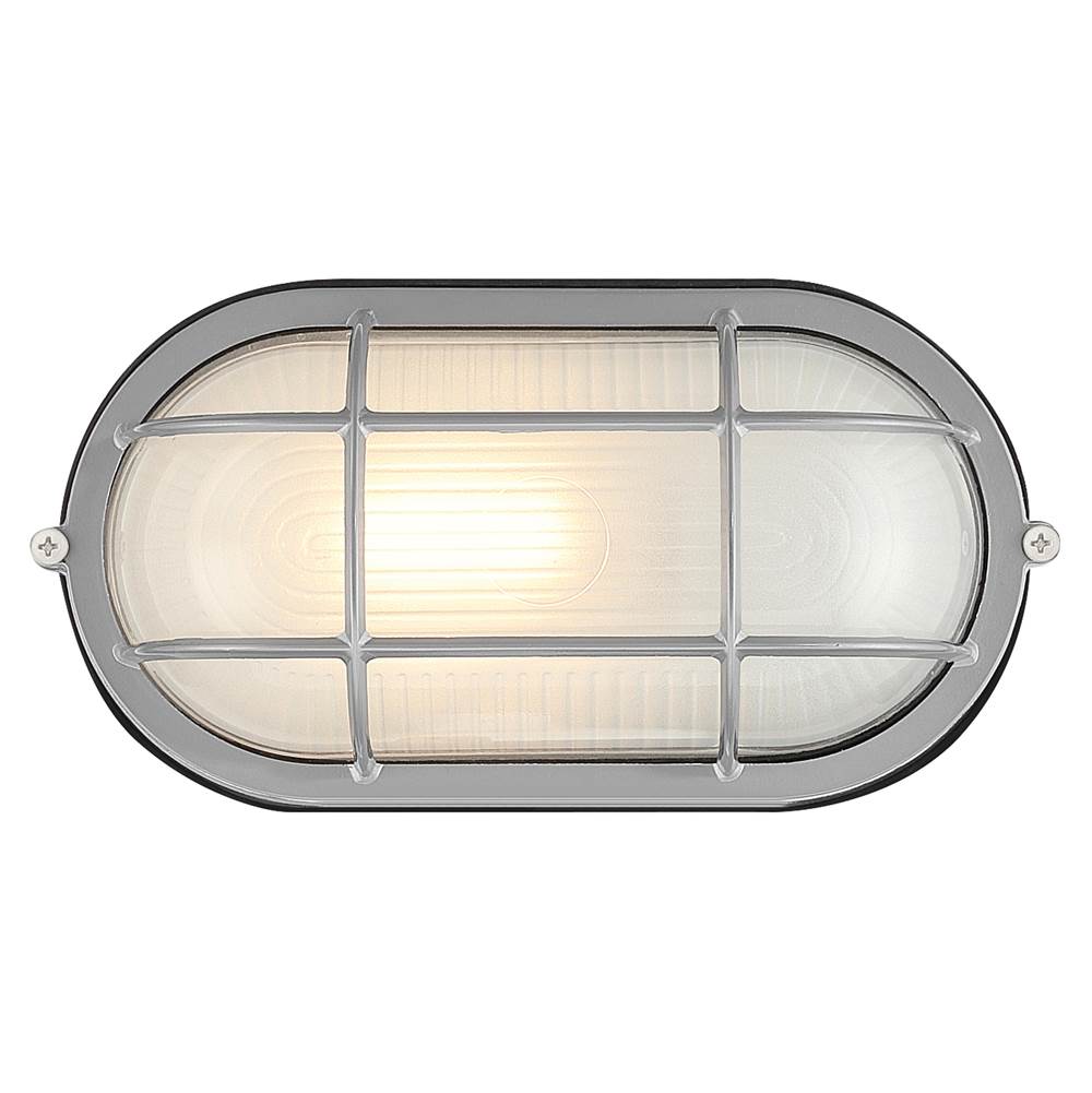 Access Lighting 20190MG-SAT/FST Satin 1 Light Outdoor Bulkhead Image 2