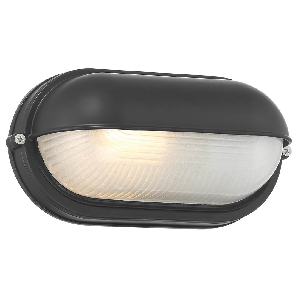 Access Lighting 20191LEDDMGLP-BL/FST Black 1 Light Outdoor Led Bulkhead Image 1