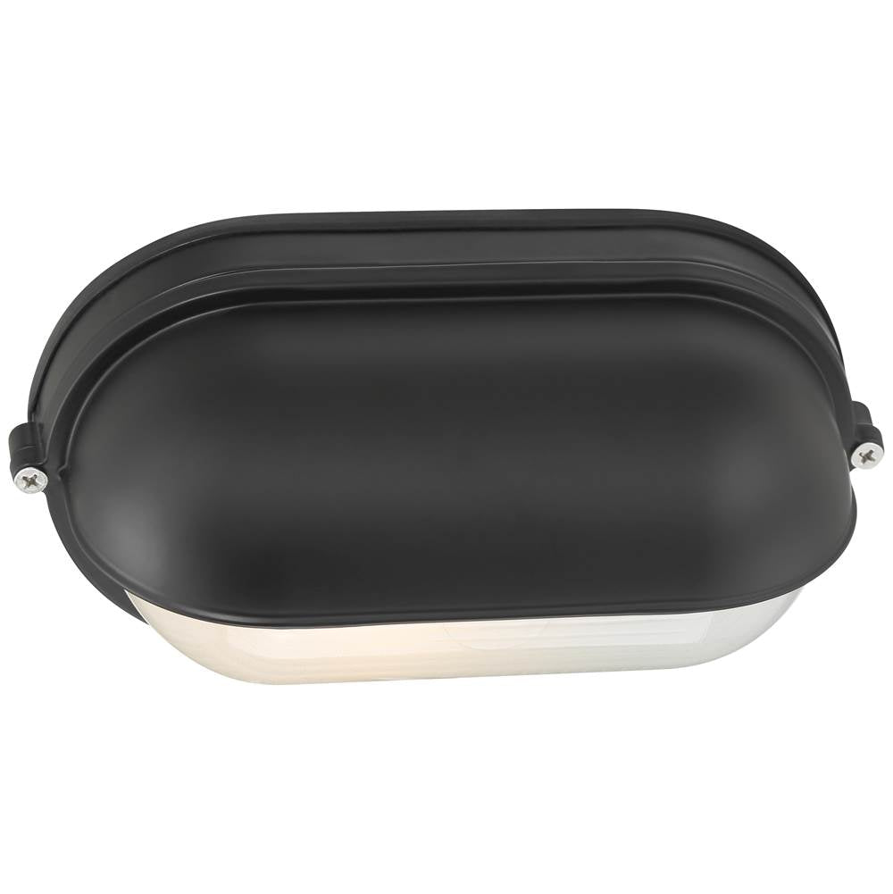 Access Lighting 20191LEDDMGLP-BL/FST Black 1 Light Outdoor Led Bulkhead Image 2