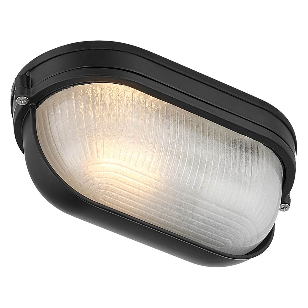Access Lighting 20191LEDDMGLP-BL/FST Black 1 Light Outdoor Led Bulkhead Image 3