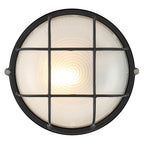 Access Lighting 20194LEDDMGLP-BL/FST Black 1 Light Outdoor Bulkhead Image 2