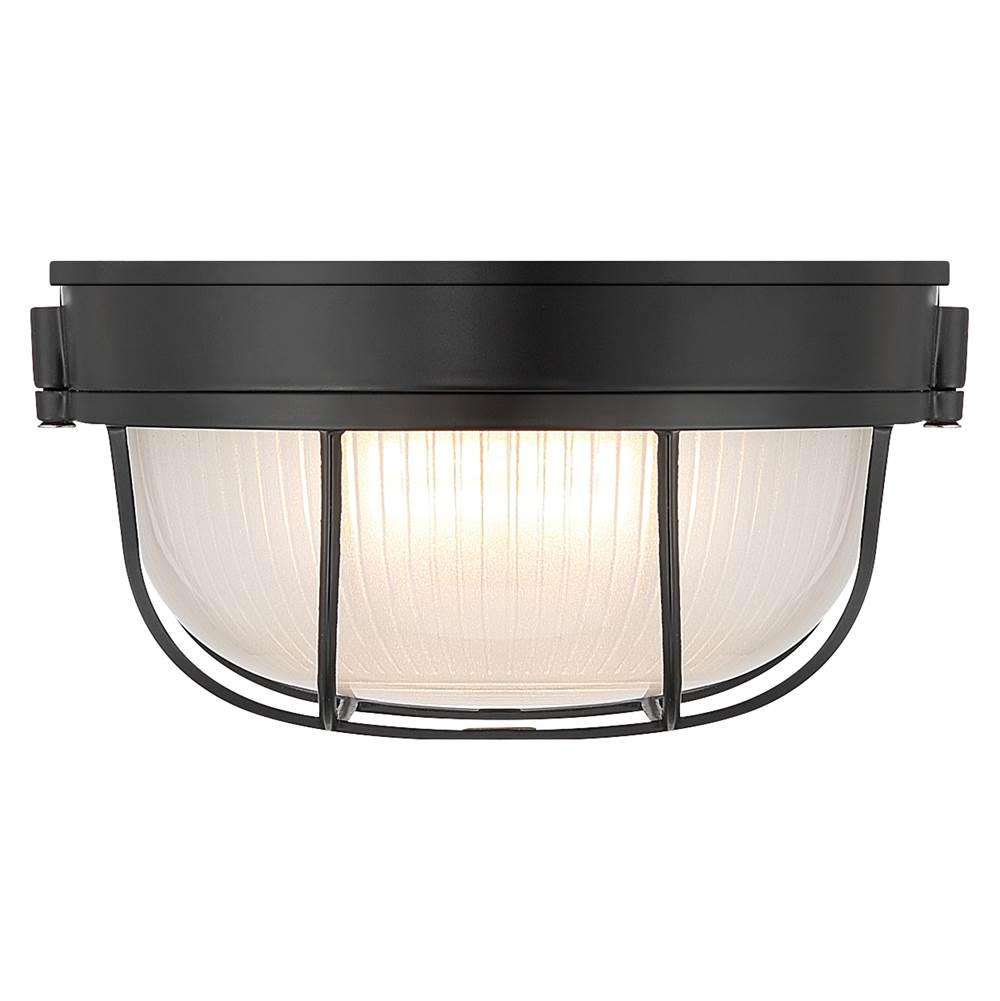 Access Lighting 20194LEDDMGLP-BL/FST Black 1 Light Outdoor Bulkhead Image 3