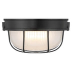Access Lighting 20194LEDDMGLP-BL/FST Black 1 Light Outdoor Bulkhead Image 3