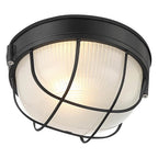 Access Lighting 20194LEDDMGLP-BL/FST Black 1 Light Outdoor Bulkhead Image 5