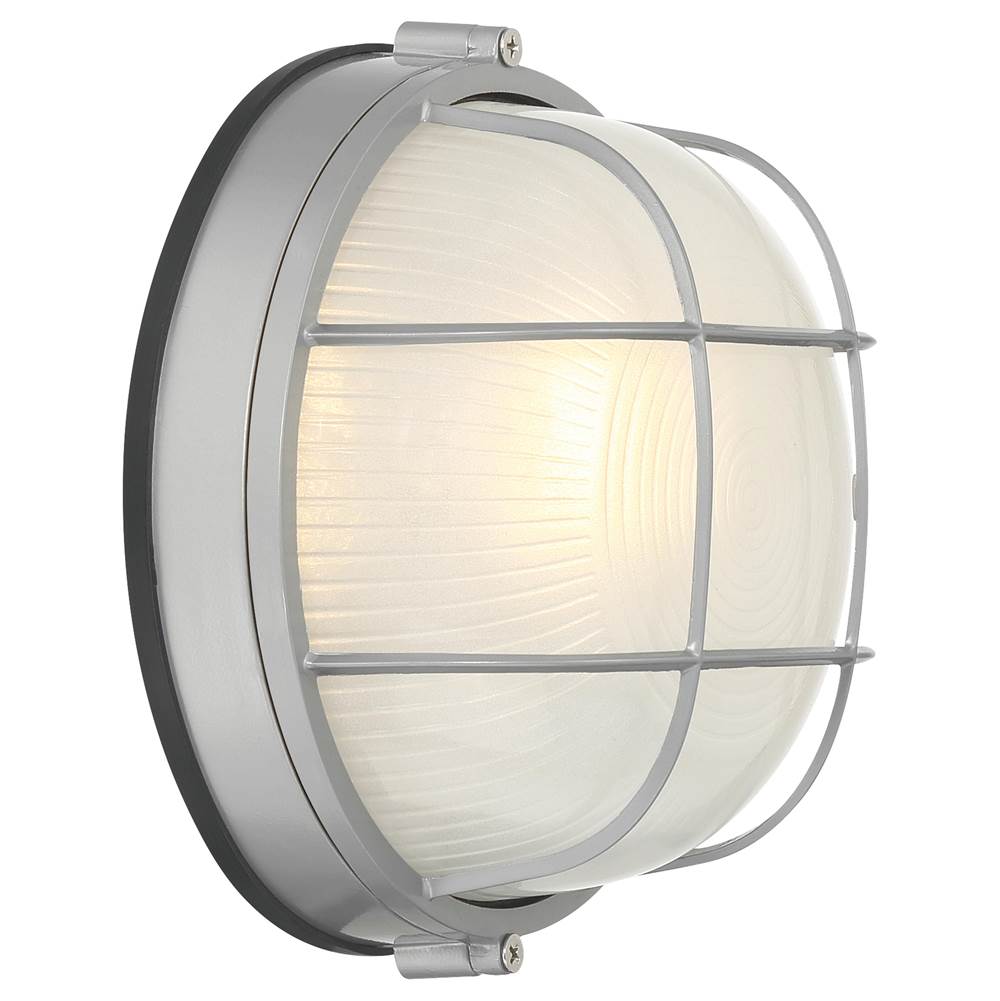 Access Lighting 20194LEDDMGLP-SAT/FST Satin 1 Light Outdoor Bulkhead Image 3