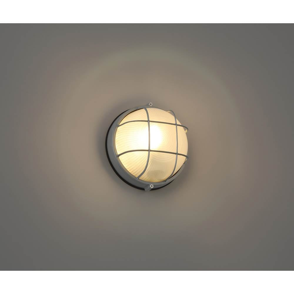 Access Lighting 20194LEDDMGLP-SAT/FST Satin 1 Light Outdoor Bulkhead Image 4