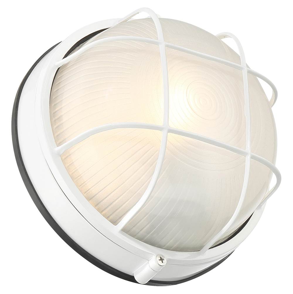 Access Lighting 20196MG-WH/FST White 1 Light Outdoor Led Bulkhead Image 5