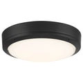 Access Lighting 20250LEDMG-MBL/FST Matte Black Dual Voltage Outdoor Led Flush Mount Image 1