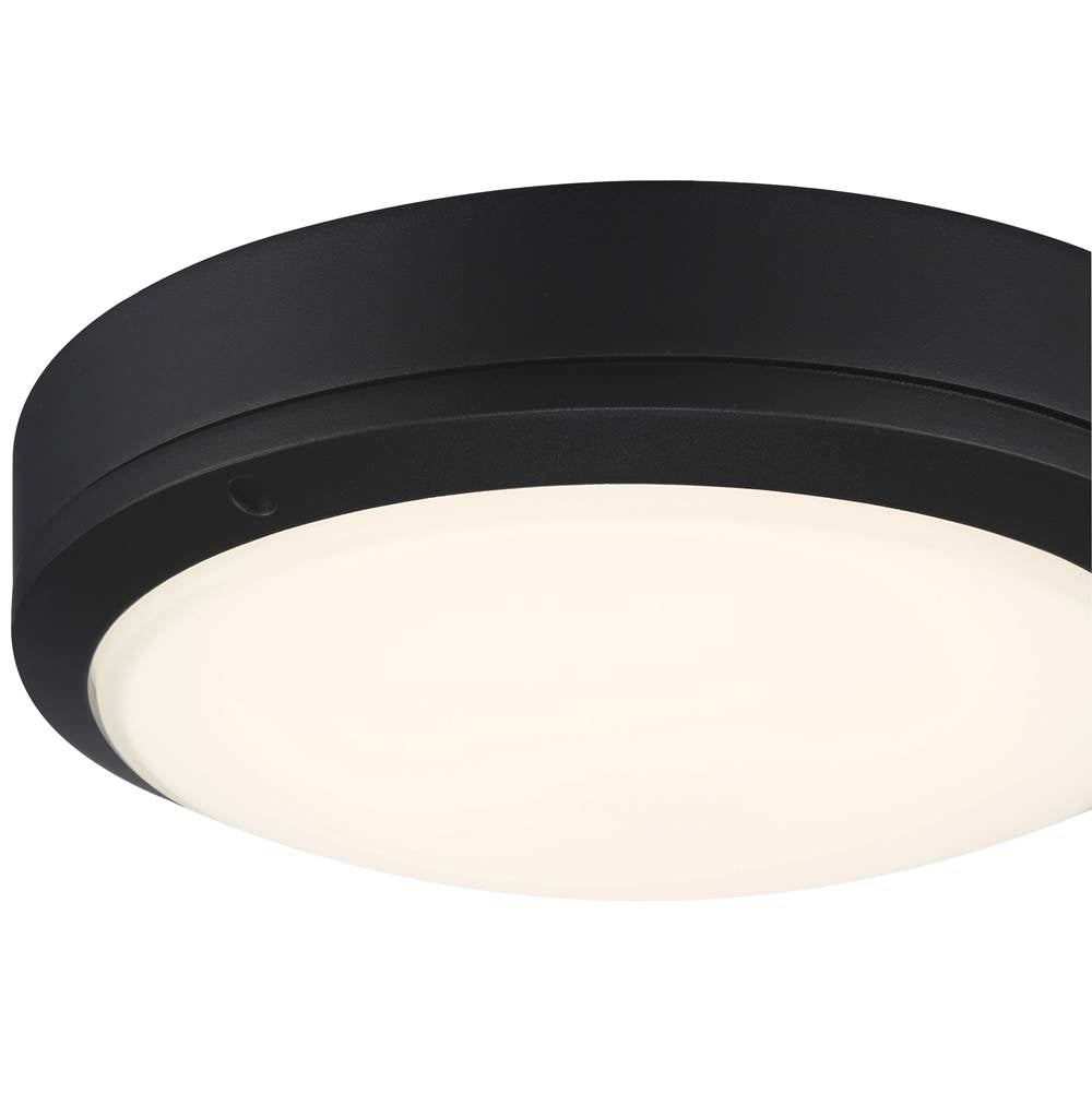 Access Lighting 20250LEDMG-MBL/FST Matte Black Dual Voltage Outdoor Led Flush Mount Image 3