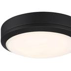Access Lighting 20250LEDMG-MBL/FST Matte Black Dual Voltage Outdoor Led Flush Mount Image 3