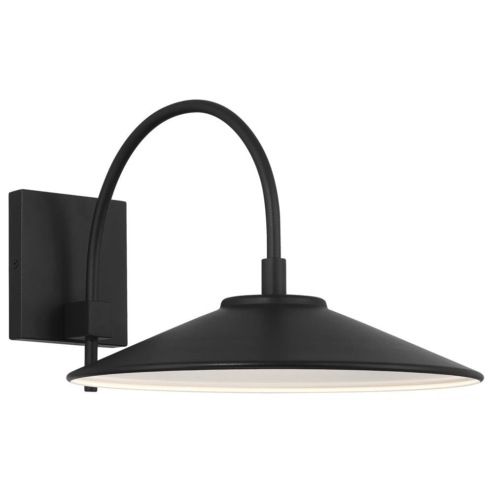 Access Lighting 20312LEDDMG-BL Black Outdoor Led Wall Mount Image 1