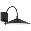 Access Lighting 20312LEDDMG-BL Black Outdoor Led Wall Mount Image 1