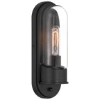 Access Lighting 20320MG-BL/CLR Black Outdoor Wall Mount Image 1