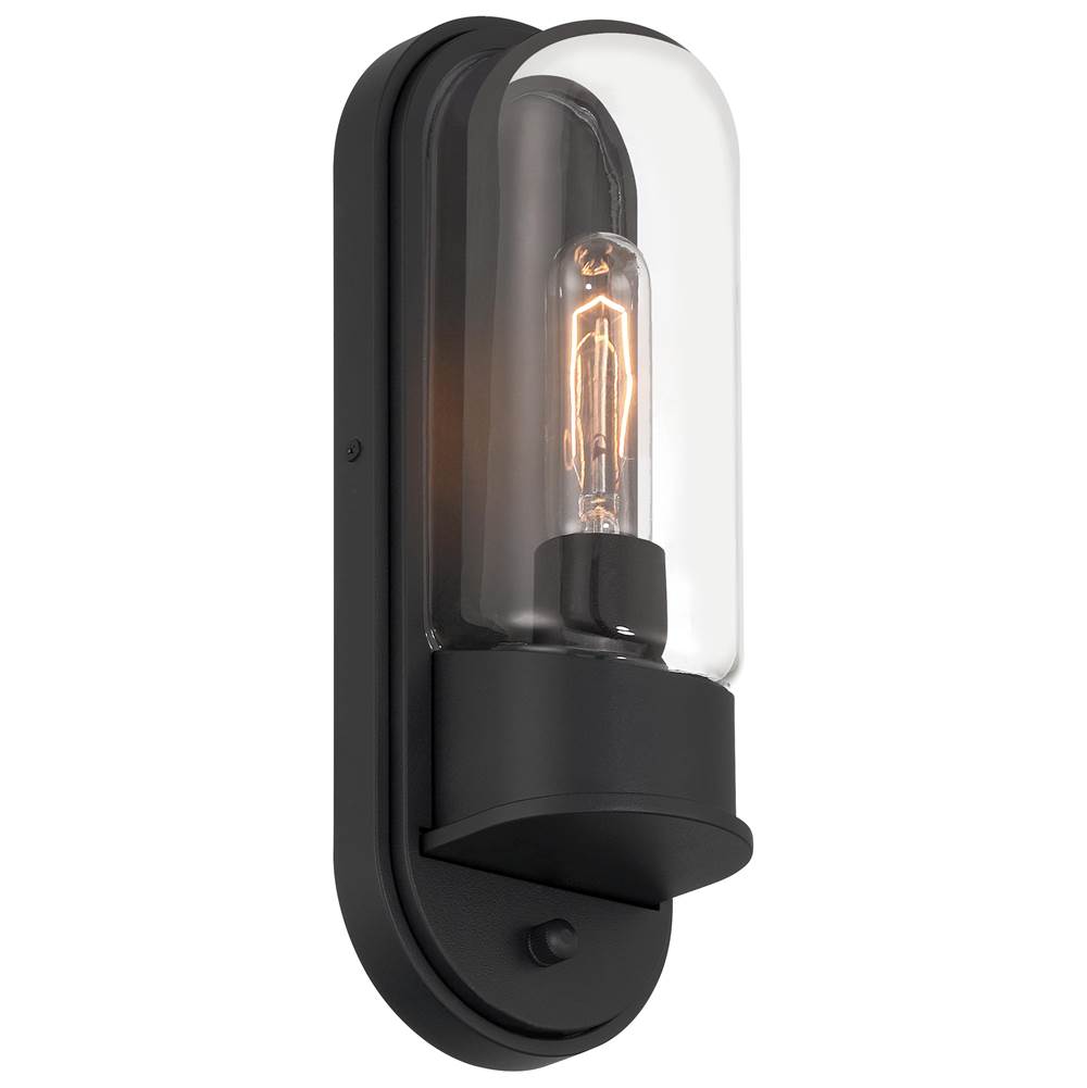 Access Lighting 20320MG-BL/CLR Black Outdoor Wall Mount Image 6