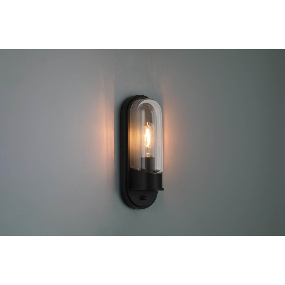 Access Lighting 20320MG-BL/CLR Black Outdoor Wall Mount Image 5