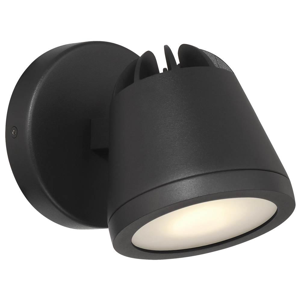 Access Lighting 20338LEDDMGLP-BL/FST Black Weego Dual Mount Outdoor Adjustable Led Spotlight Image 1