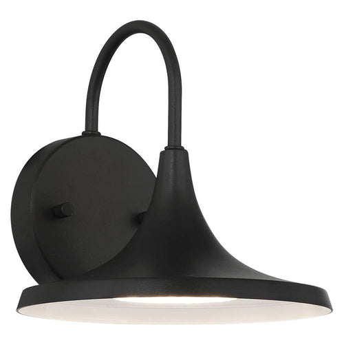 Access Lighting 20380LEDDMG-BL Black Outdoor Led Wall Mount Image 1