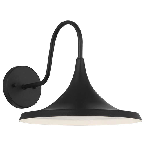 Access Lighting 20381LEDDMG-BL Black Outdoor Led Wall Mount Image 1