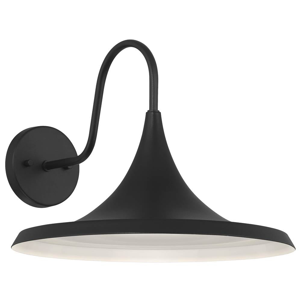 Access Lighting 20382LEDDMG-BL Black Outdoor Led Wall Mount Image 1