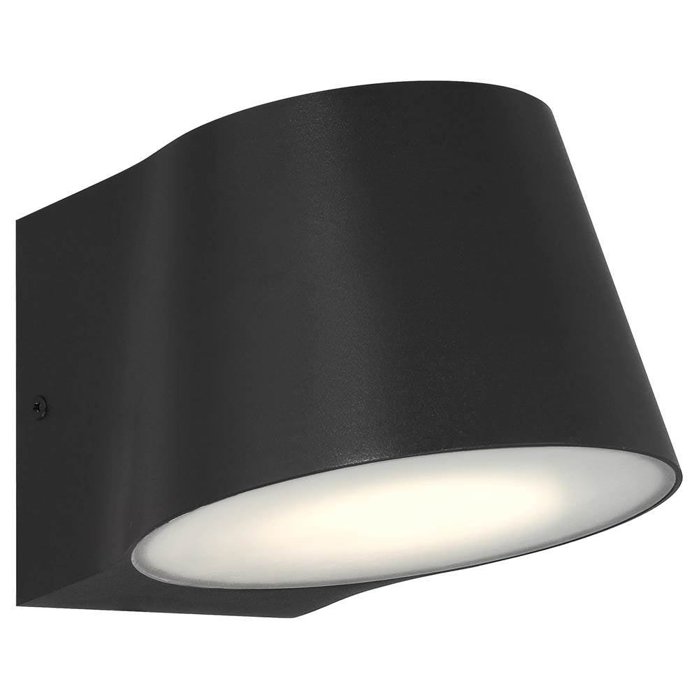 Access Lighting 20390LEDDMG-BL/FST Black Bi-directional Outdoor Led Wall Mount Image 1