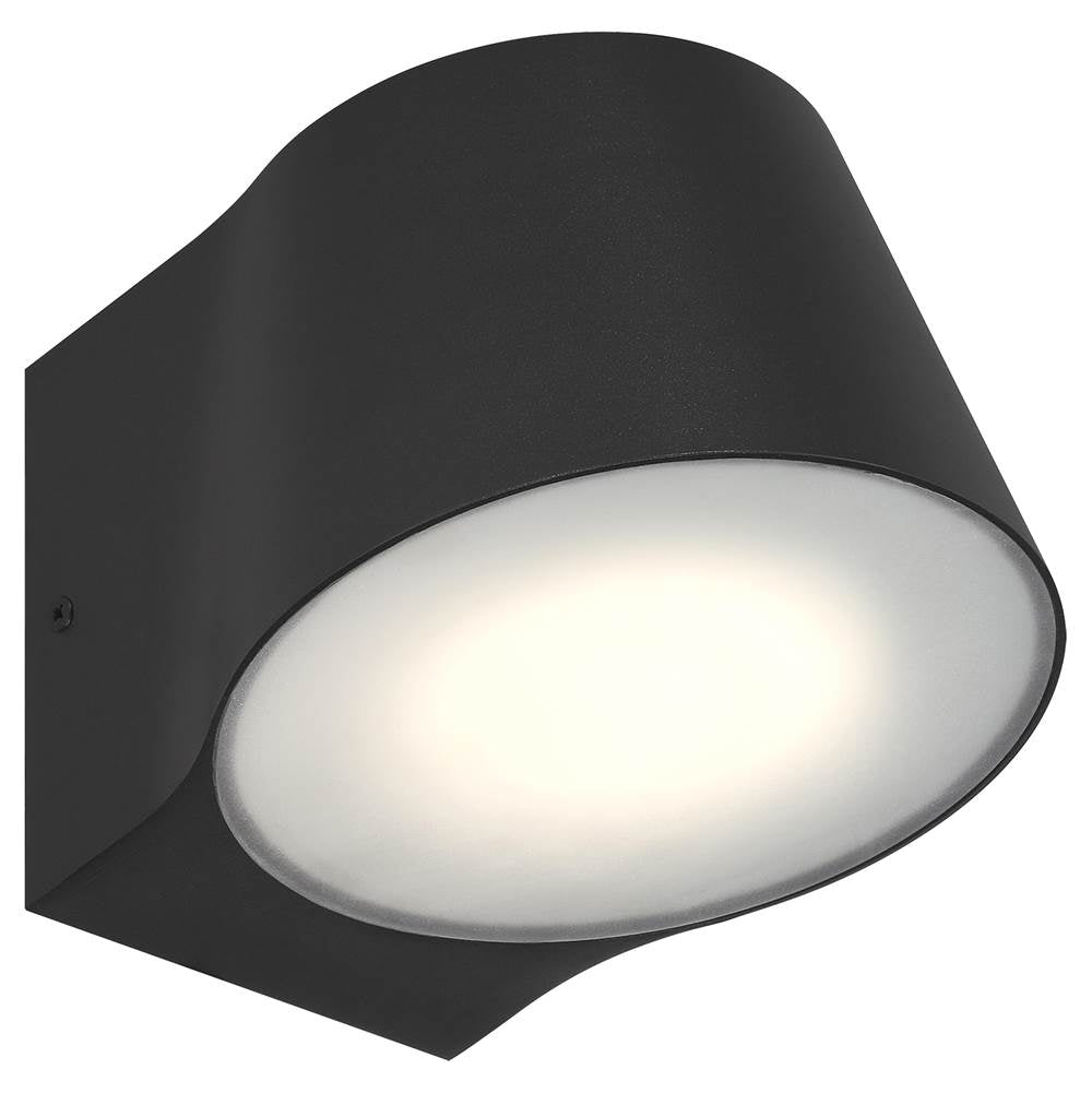 Access Lighting 20390LEDDMG-BL/FST Black Bi-directional Outdoor Led Wall Mount Image 5