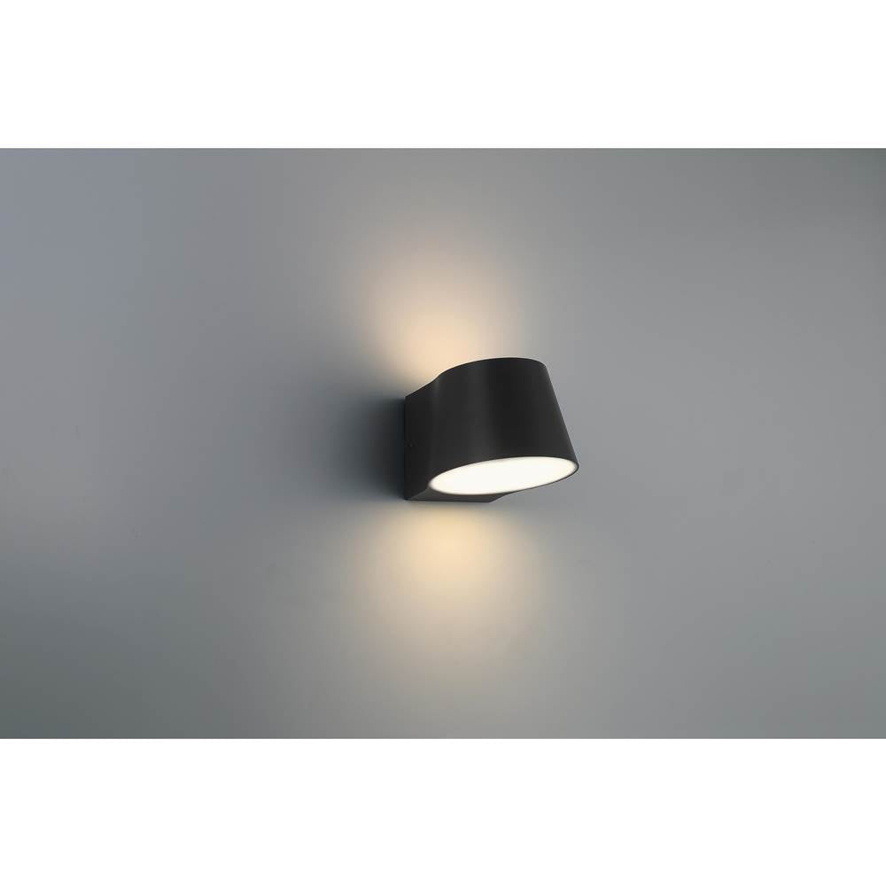 Access Lighting 20390LEDDMG-BL/FST Black Bi-directional Outdoor Led Wall Mount Image 6