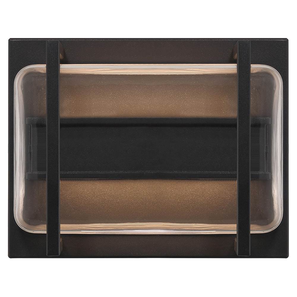 Access Lighting 20392LEDDMG-BL/CLR Black Bi-directional Outdoor Led Wall Mount Image 7