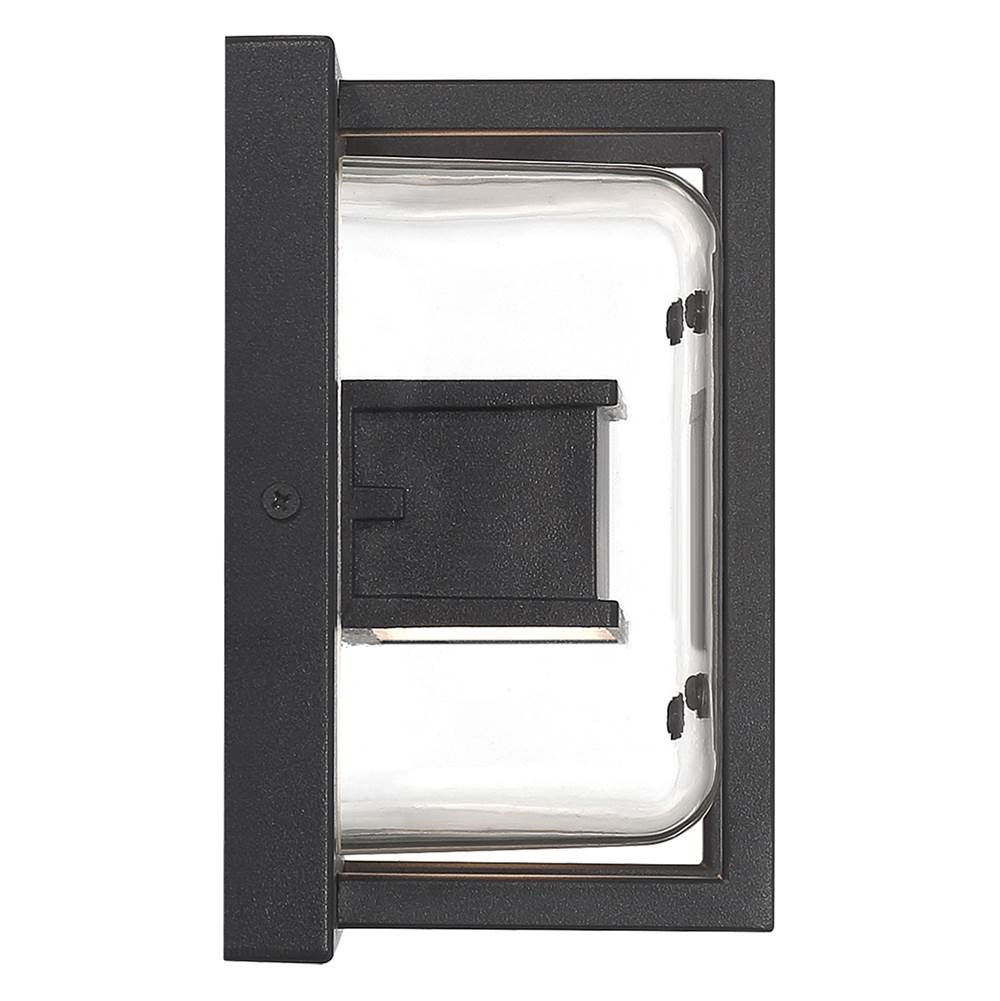 Access Lighting 20392LEDDMG-BL/CLR Black Bi-directional Outdoor Led Wall Mount Image 6