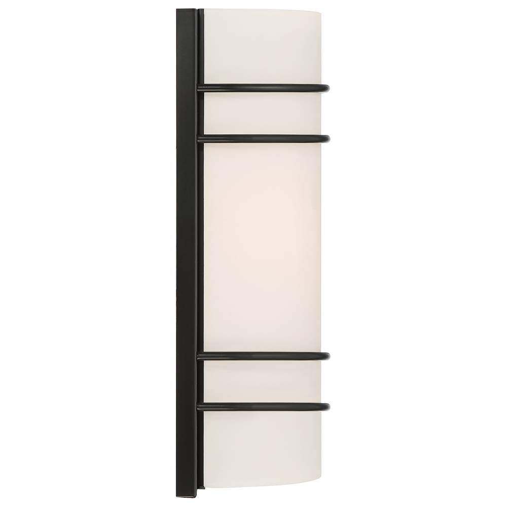 Access Lighting 20416LEDDLP-MBL/OPL Matte Black 2 Light Led Wall Sconce Image 5