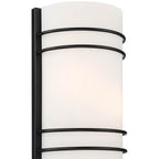 Access Lighting 20416LEDDLP-MBL/OPL Matte Black 2 Light Led Wall Sconce Image 3