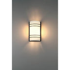 Access Lighting 20416LEDDLP-MBL/OPL Matte Black 2 Light Led Wall Sconce Image 2