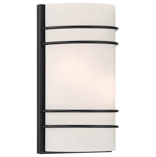 Access Lighting 20416LEDDLP-MBL/OPL Matte Black 2 Light Led Wall Sconce Image 1