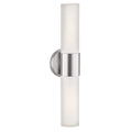 Access Lighting 20442-BS/OPL Brushed Steel 2 Light Wall Sconce And Vanity Image 1