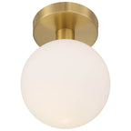 Access Lighting 20495LEDD-AB/OPL Antique Brass Led Semi Flush Image 3