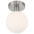 Access Lighting 20495LEDD-BS/OPL Brushed Steel Led Semi Flush Image 3