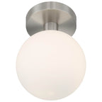 Access Lighting 20495LEDD-BS/OPL Brushed Steel Led Semi Flush Image 2