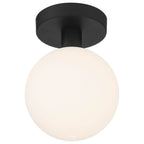 Access Lighting 20495LEDD-MBL/OPL Matte Black Led Semi Flush Image 4