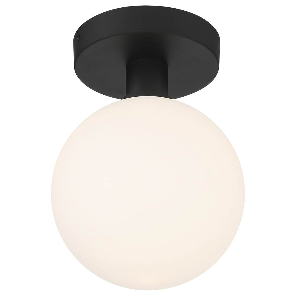 Access Lighting 20495LEDD-MBL/OPL Matte Black Led Semi Flush Image 4