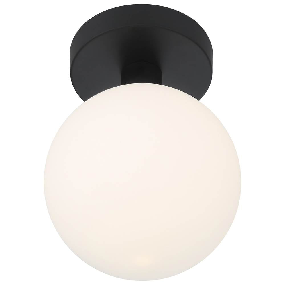 Access Lighting 20495LEDD-MBL/OPL Matte Black Led Semi Flush Image 3