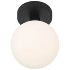Access Lighting 20495LEDD-MBL/OPL Matte Black Led Semi Flush Image 3