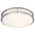 Access Lighting 20500LEDDCS-BS/ACR Brushed Steel Led Flush Mount Image 1
