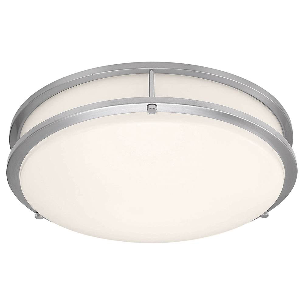 Access Lighting 20500LEDDCS-BS/ACR Brushed Steel Led Flush Mount Image 1