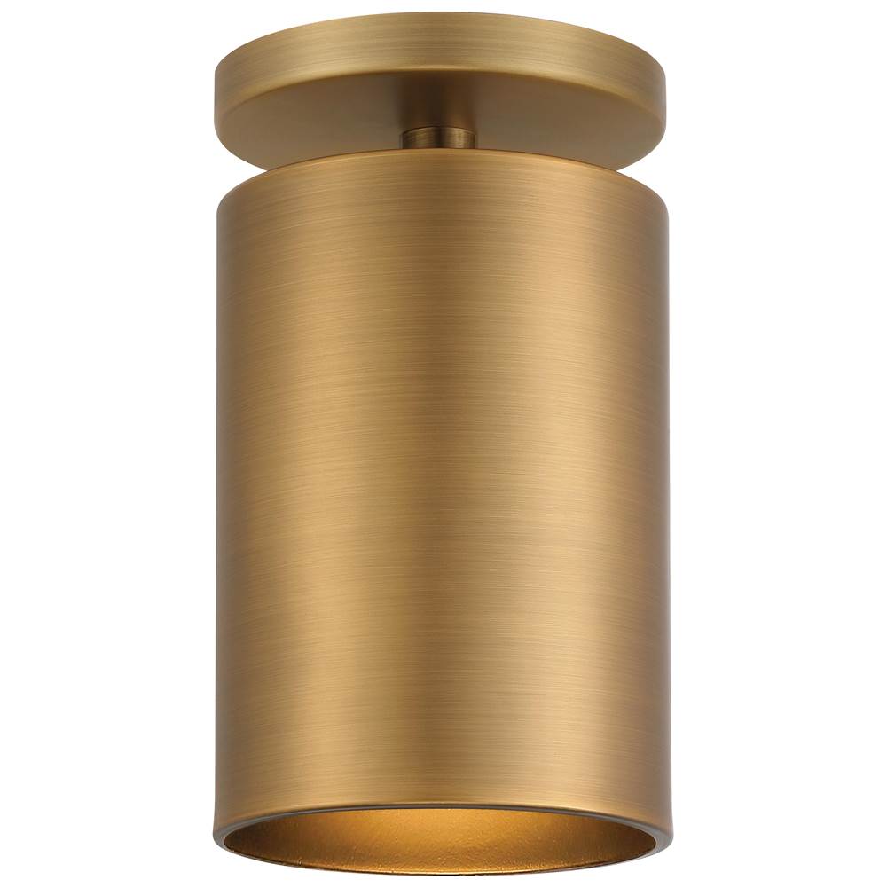 Access Lighting 20806-ABB Antique Brushed Brass 1 Light Semi Flush Image 1
