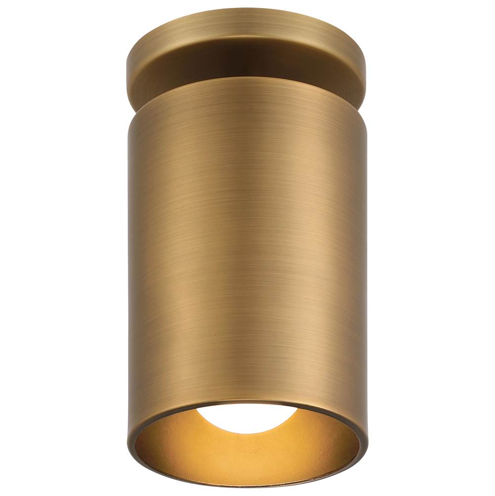 Access Lighting 20806-ABB Antique Brushed Brass 1 Light Semi Flush Image 4
