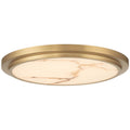 Access Lighting 20808LEDDCS-ABB/ALB Antique Brushed Brass 5cct Led Flush Mount Image 1